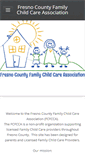 Mobile Screenshot of fresnocountyfamilychildcare.com